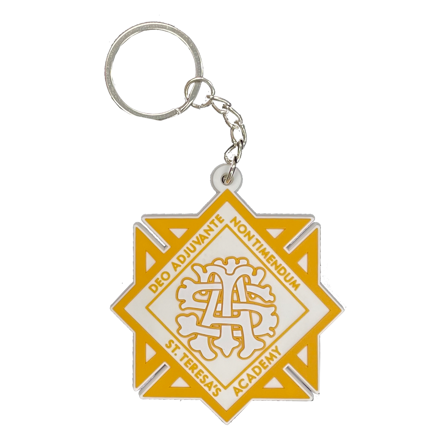 Crest 3D Rubber Keychain