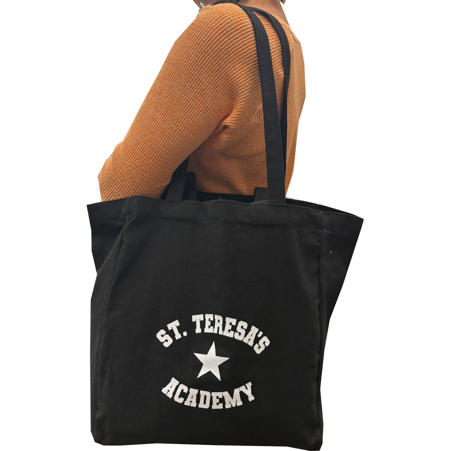Canvas Star Tote Black
