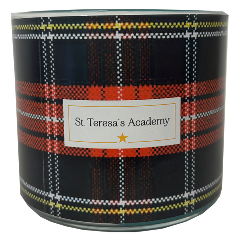 Plaid 3 Wick Candle
