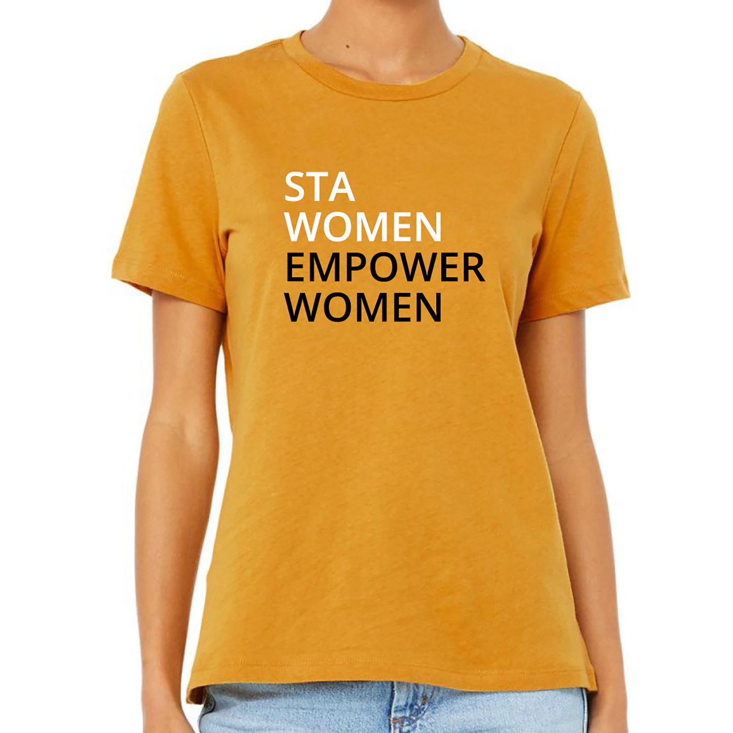 STA Empower Women Tee Gold