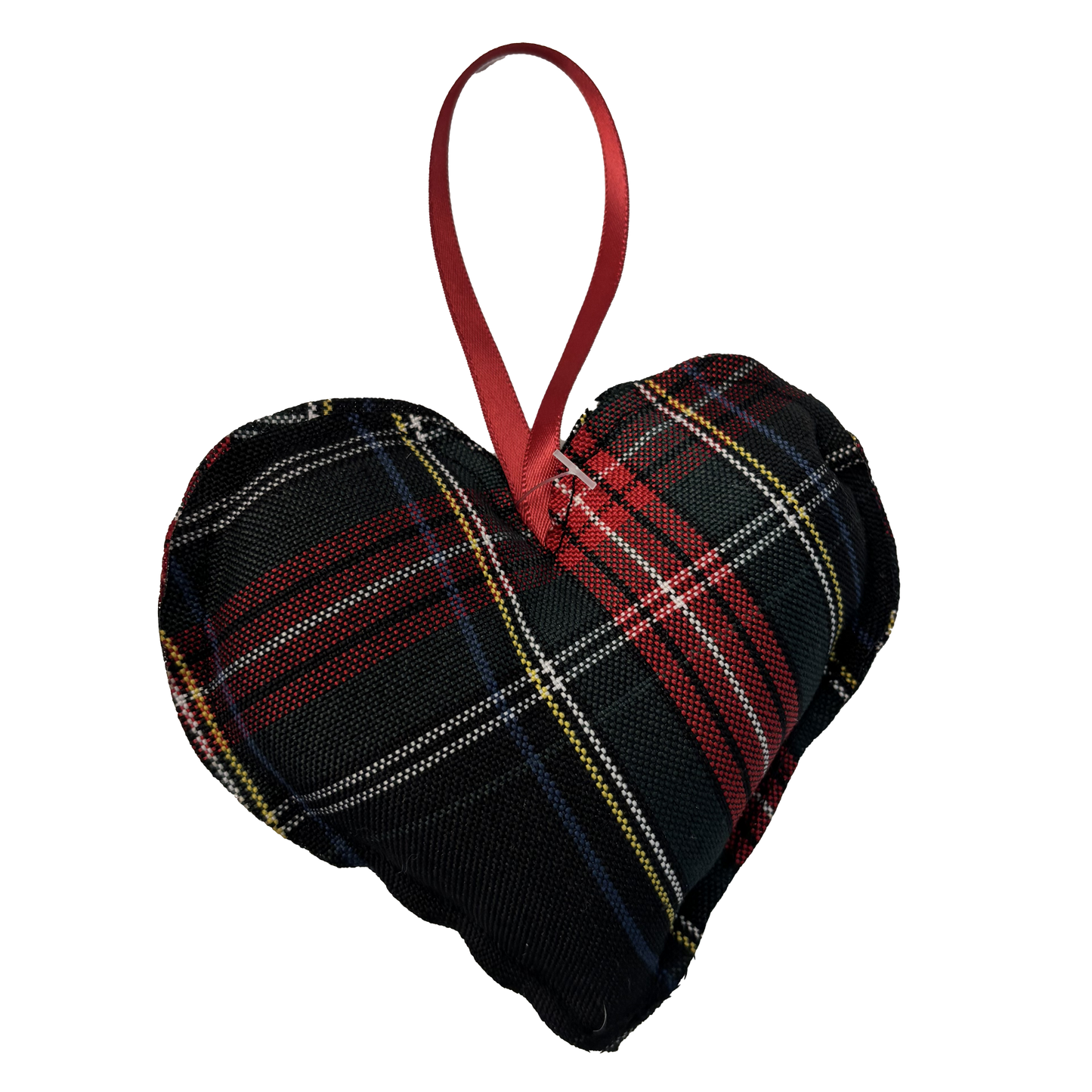 Plaid Heart Ornament