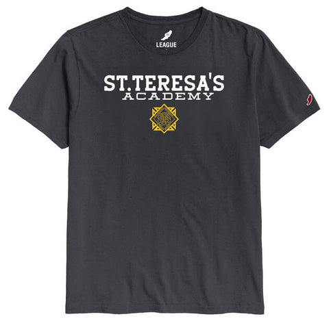 Legacy Crest Tee Charcoal