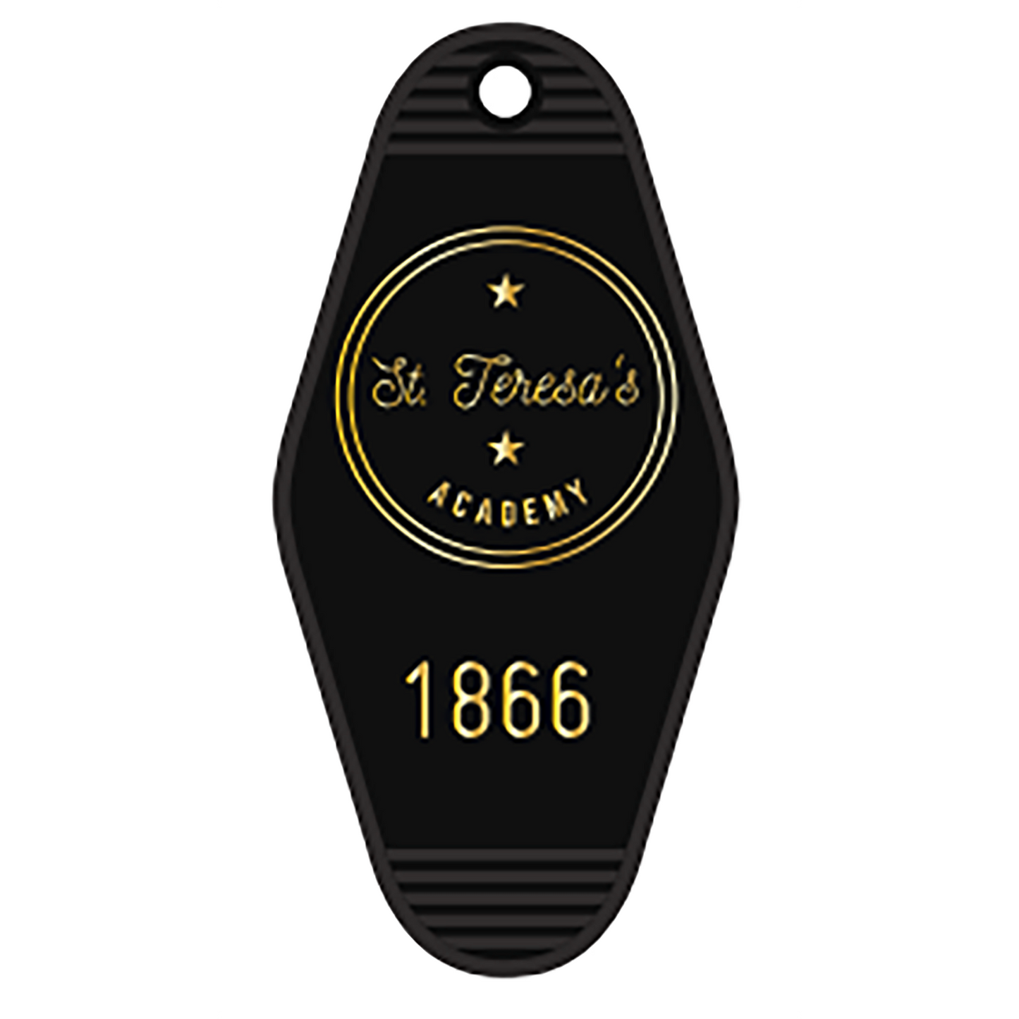 STA Black Motel Key Tag