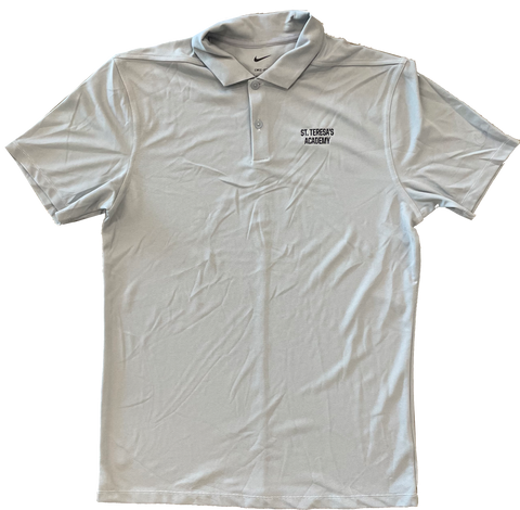 Nike Golf Victory Men's Textured Polo Wolf Grey