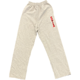 STA Plaid Applique Sweatpants Gray