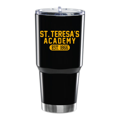 Black St. Teresa's 24 oz Tumbler