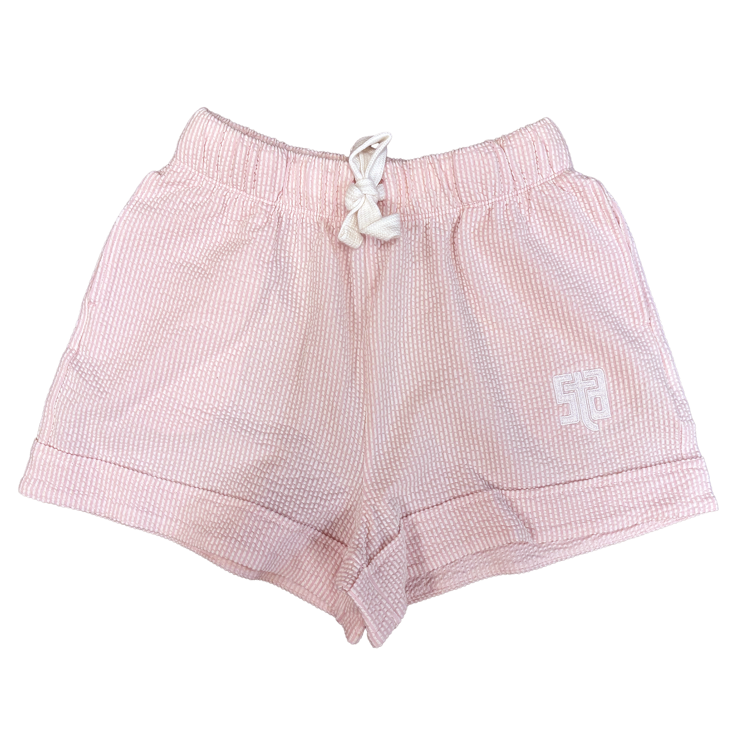 Seersucker Pink PJ Shorts
