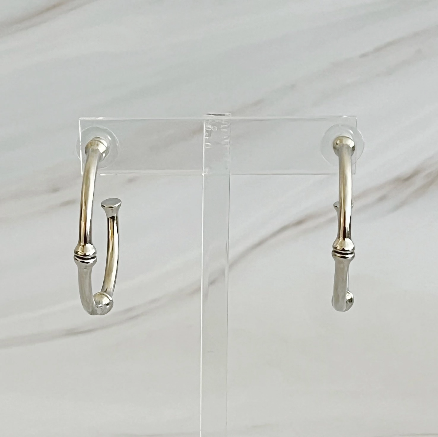 Silver Hoop Earrings