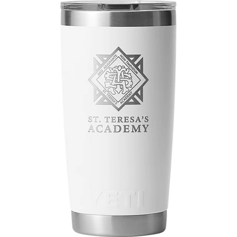 White STA Crest Yeti 20 oz. Tumbler