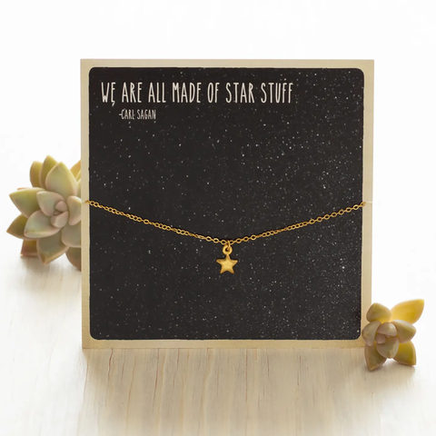 Carded Gift Necklace - Star
