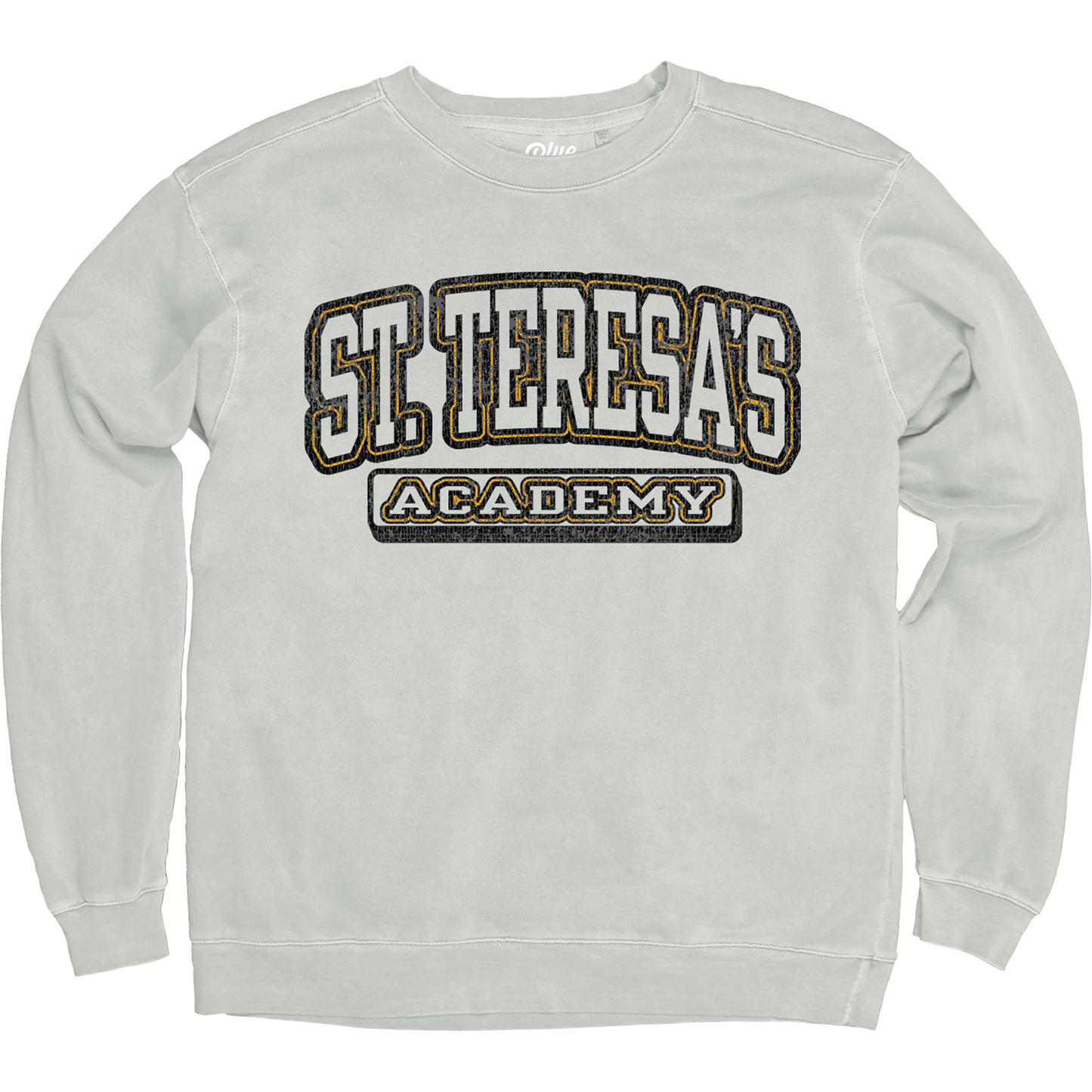 Blue 84 Infusion Fleece Crew Cement