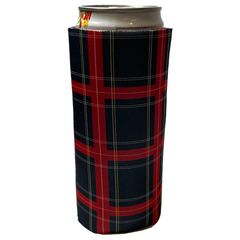 STA Plaid Tall Koozie