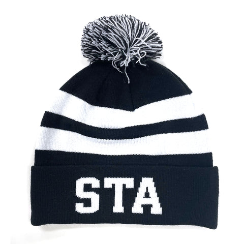 Black and White STA Beanie