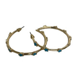 Starlight Pink Hoop Earrings