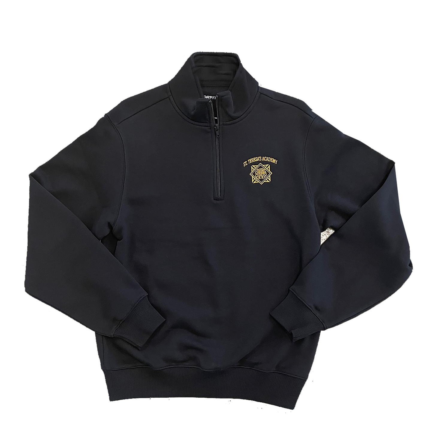 Uniform - St. Teresa's Academy with Seal Black Quarter Zip
