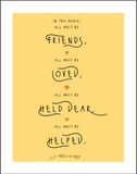 All Must Be Loved Print