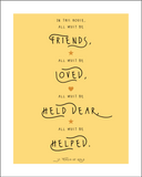 All Must Be Loved Print