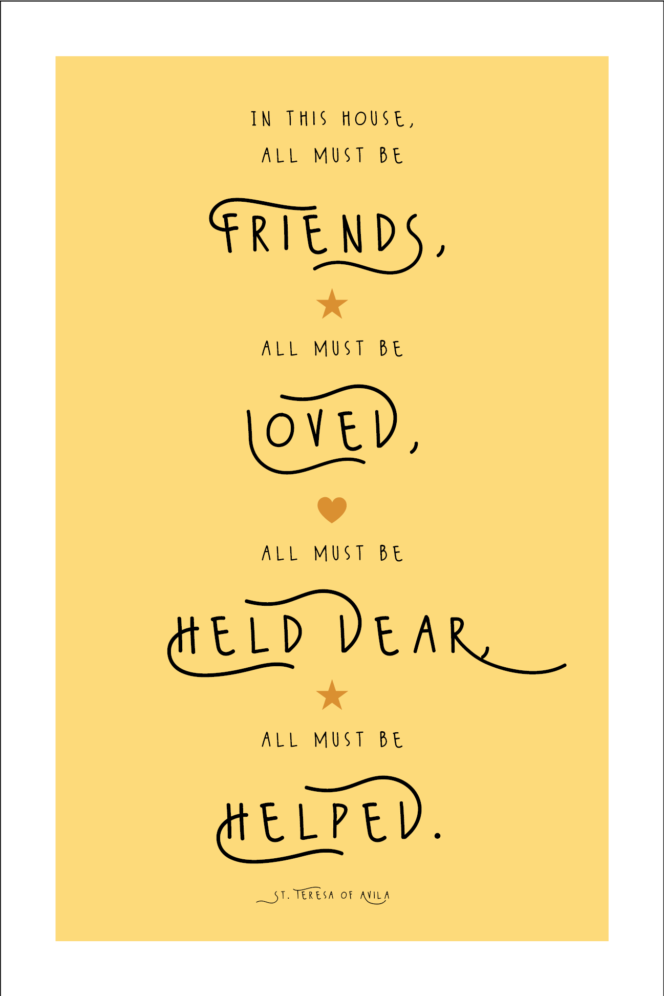 All Must Be Loved Print