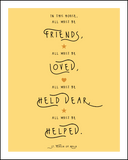 All Must Be Loved Print