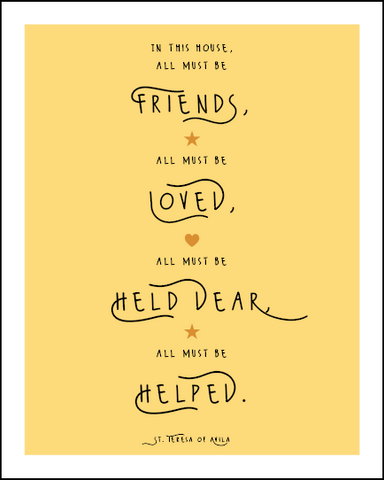 All Must Be Loved Print