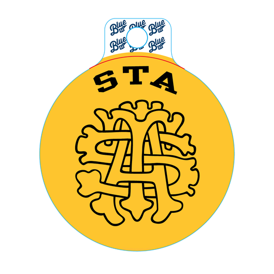 Intertwined STA Circle Sticker