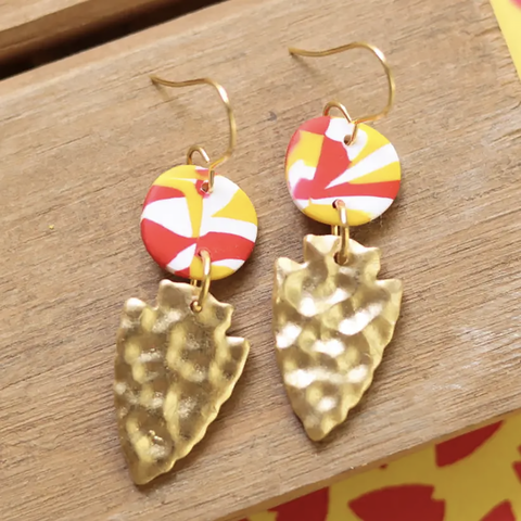 Chiefs Arrowhead Earrings