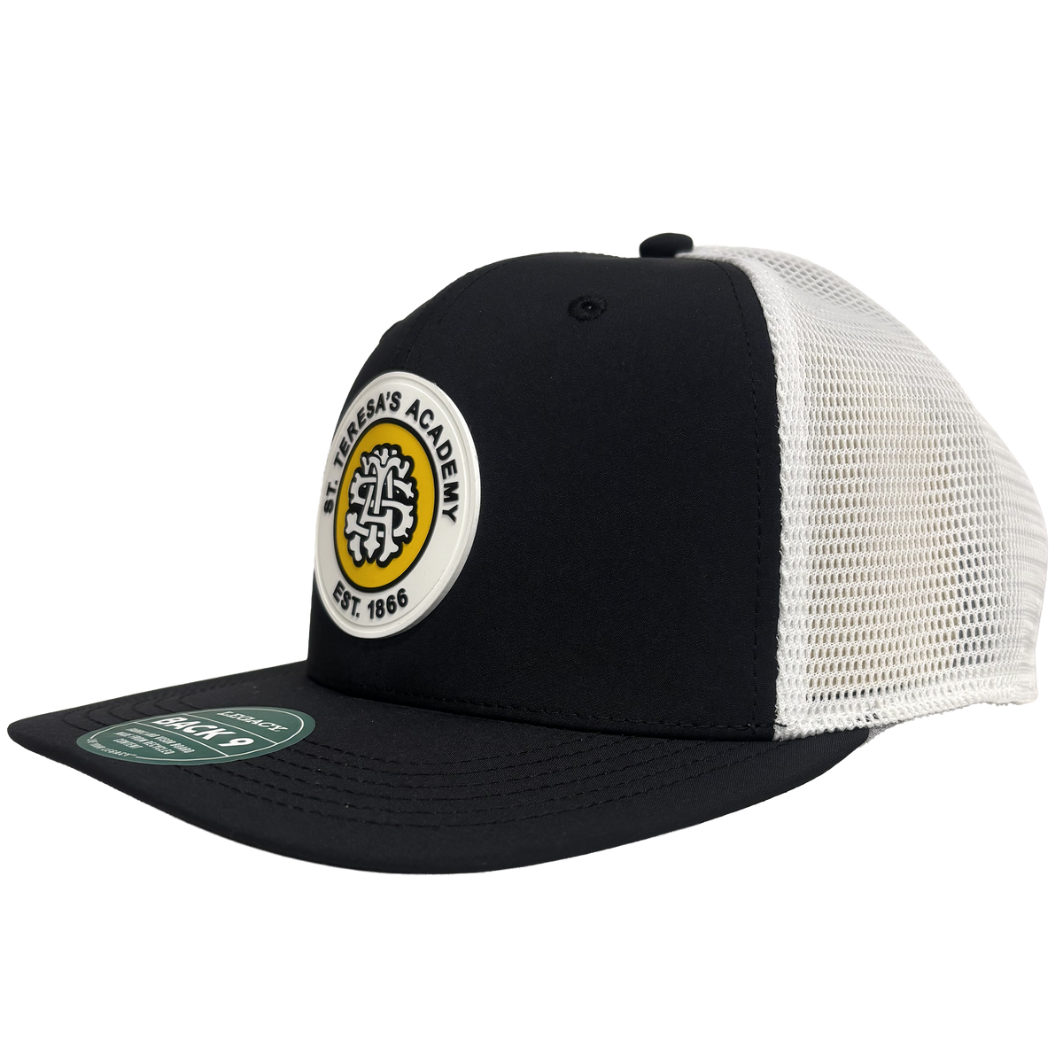 Black & White Trucker with Silcone Seal