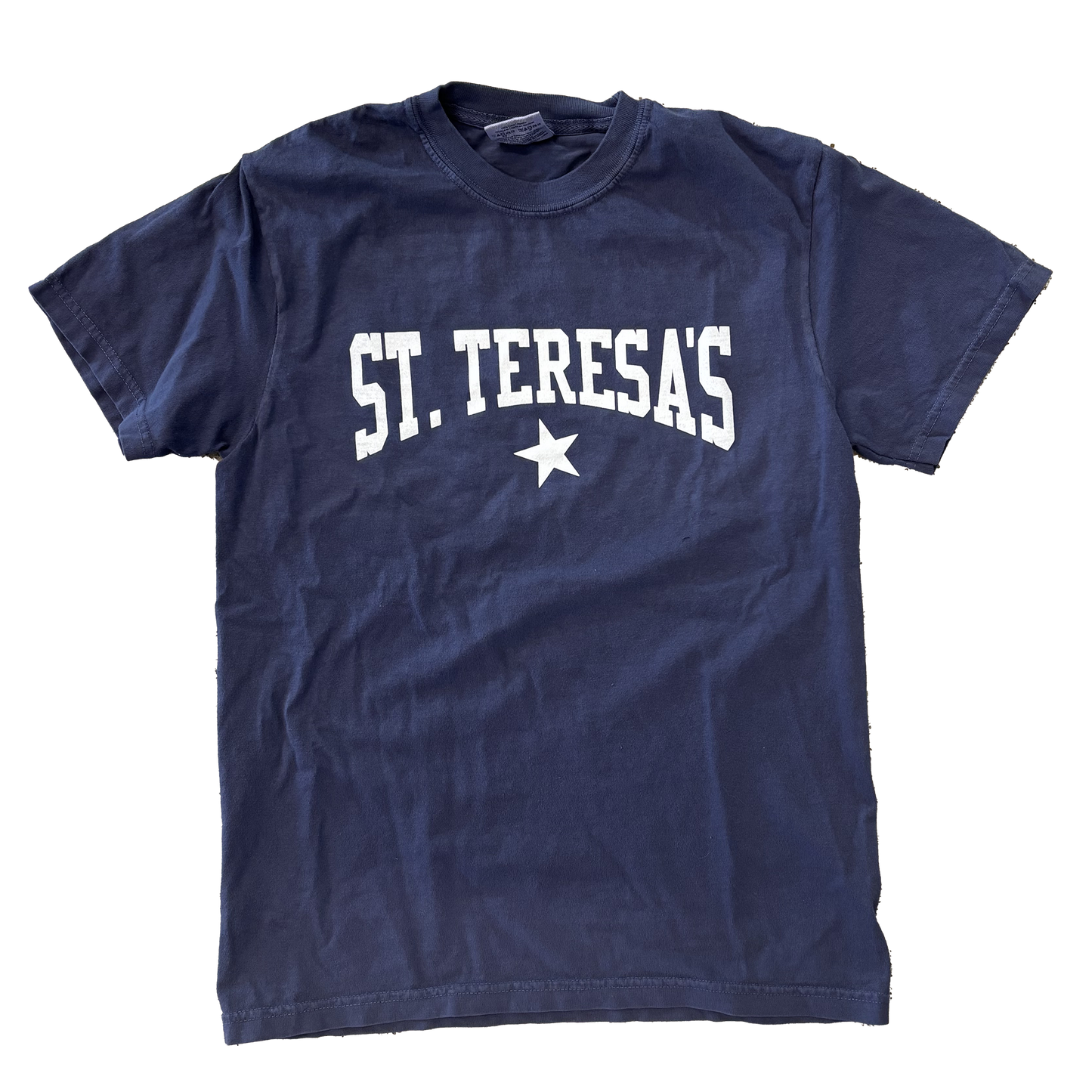 St. Teresa's Star Tee- Navy