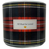 Plaid 3 Wick Candle