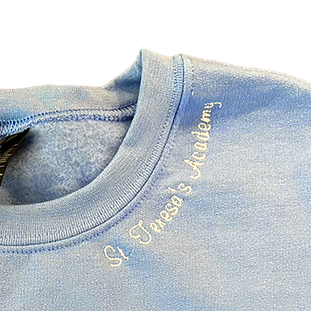 Sky Blue Signature Script Crewneck