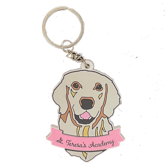 Charli 3D Rubber Keychain