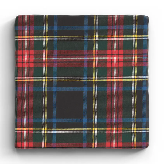STA Plaid - Marble Coaster