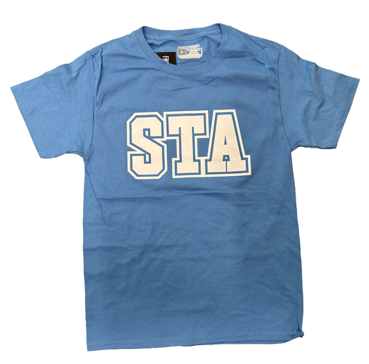 STA Block Tee - Columbia Blue