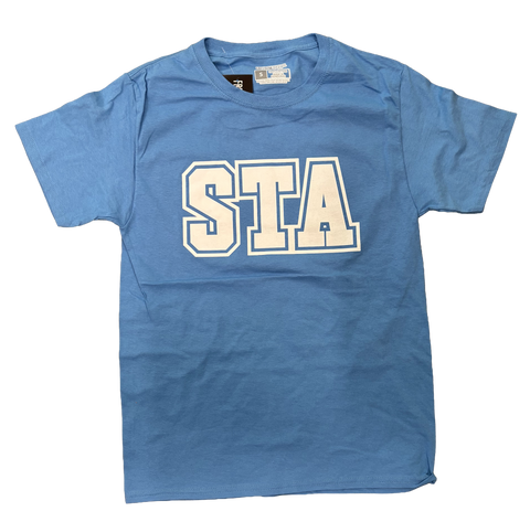 STA Block Tee - Columbia Blue