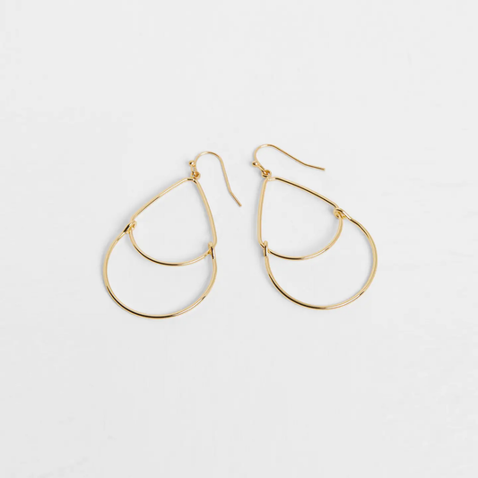 Double Teardrop Earrings