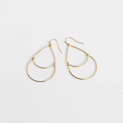 Double Teardrop Earrings