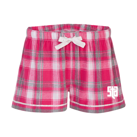 Retro Logo PJ shorts- Pink