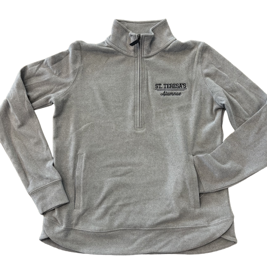 Alumnae Element 1/4 Zip - Light Grey
