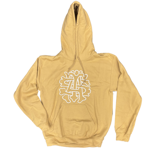 Embroidery Seal Hoodie Gold