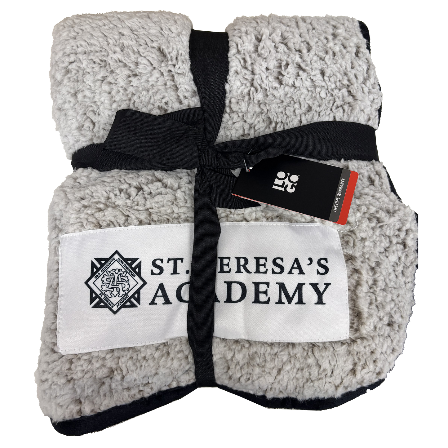 STA Sherpa Fleece Blanket- Frost