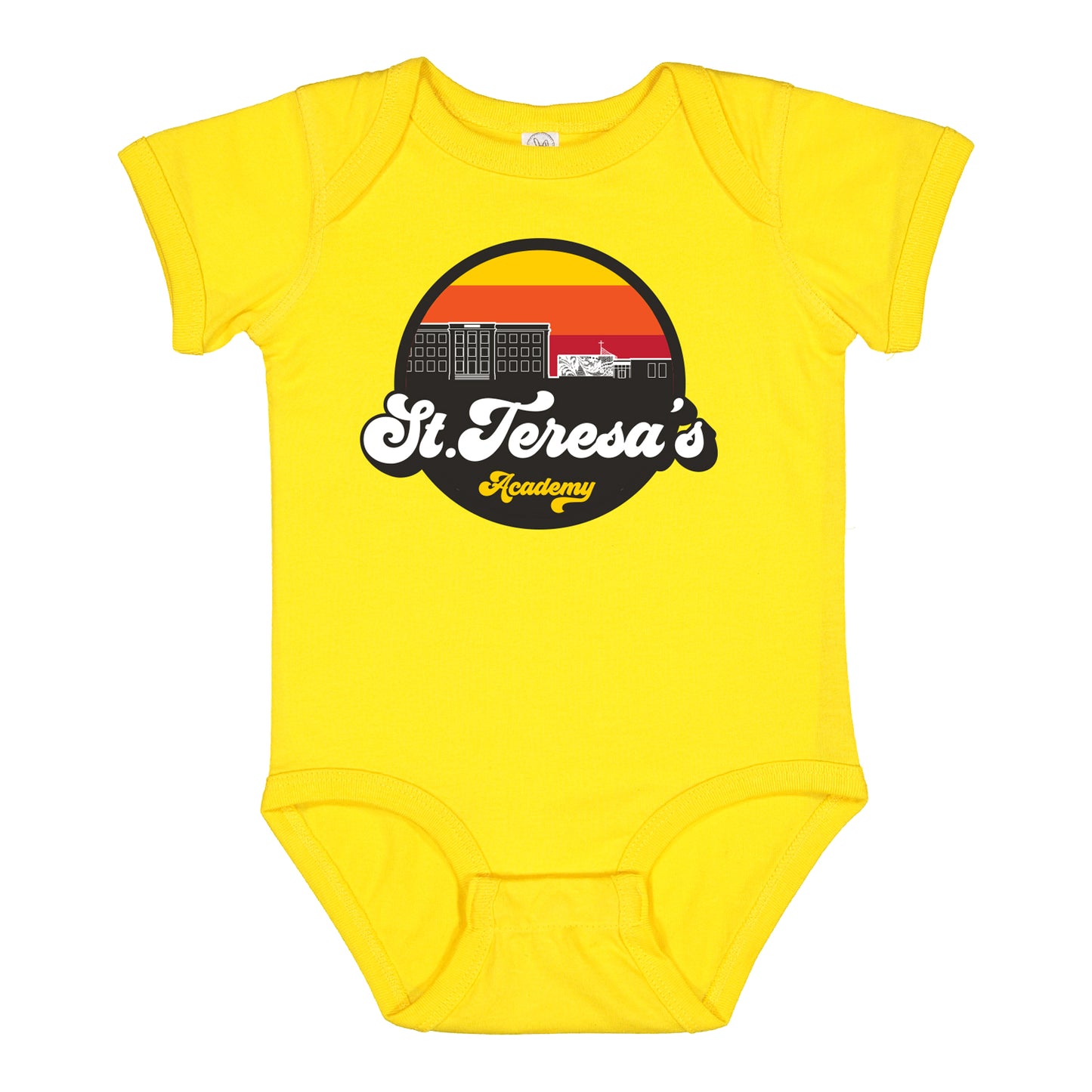 Baby Groovy Onesie Yellow