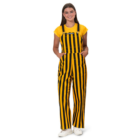 Black and Gold Spirit Bib Overalls