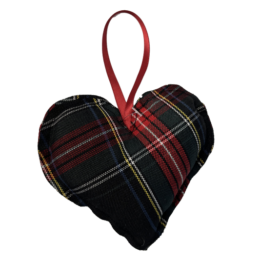 Plaid Heart Ornament