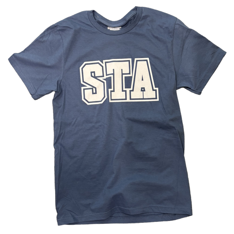 STA Block Tee - Indigo Blue