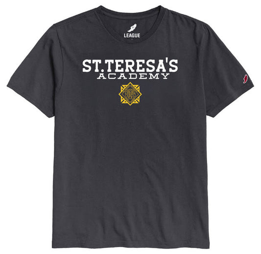 Legacy Crest Tee Charcoal