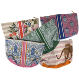 Mahjong Tile Pouch - Chinoiserie Palms