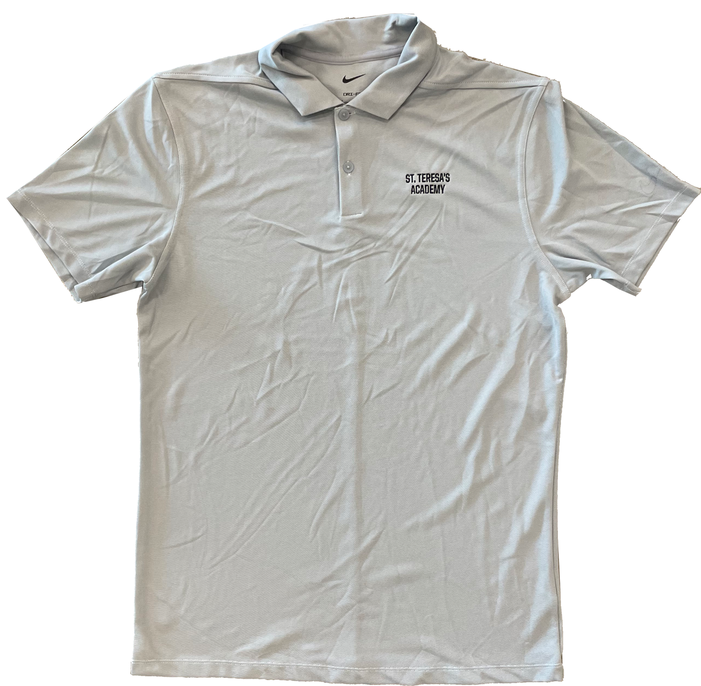 Nike Golf Victory Men's Textured Polo Wolf Grey