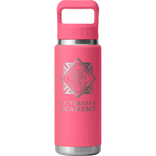 Pink STA Crest YETI Bottle 26oz