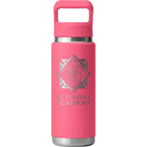 Pink STA Crest YETI Bottle 26oz