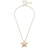 Icon Puffed Star Necklace